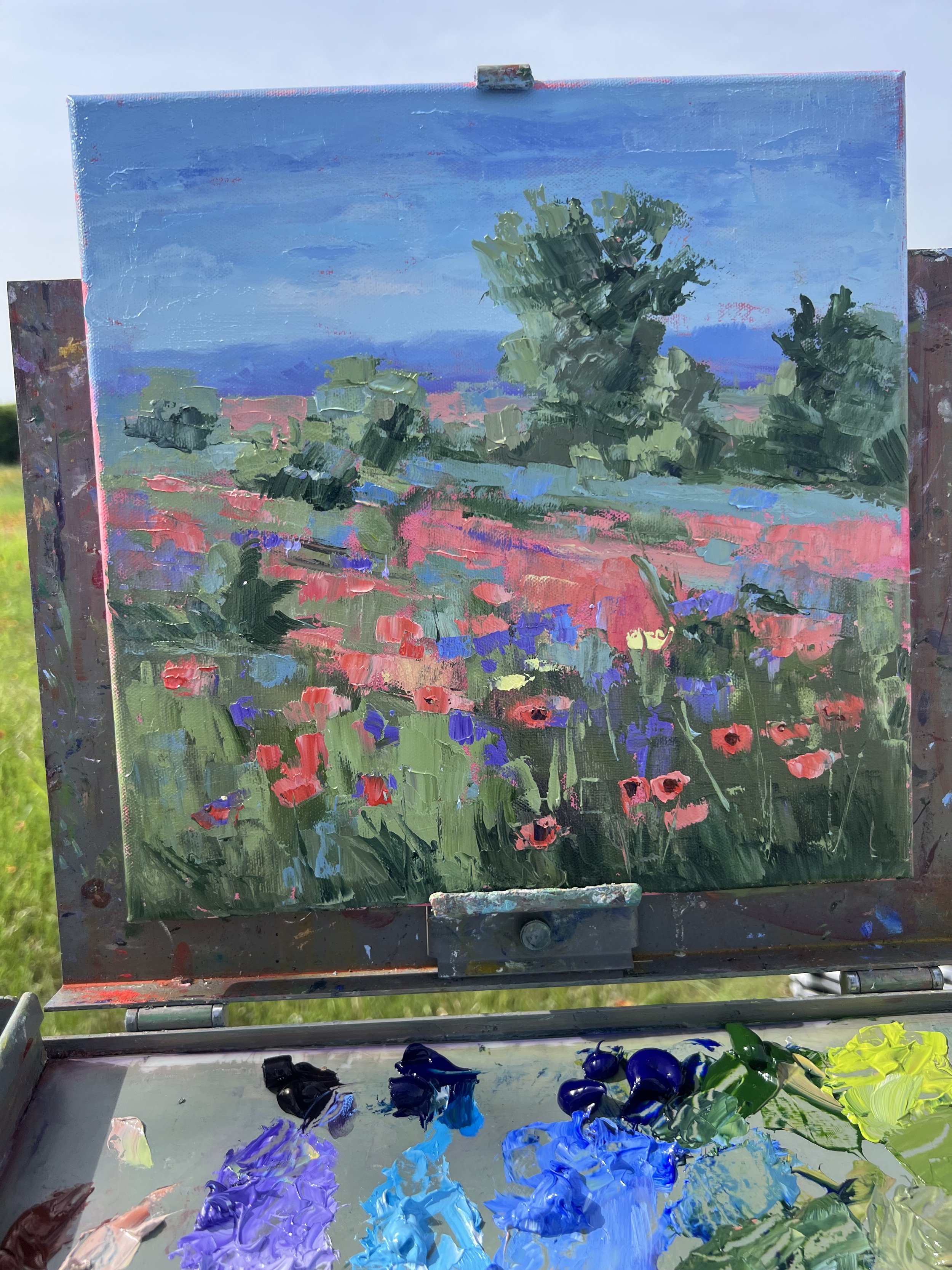 Spring's Red Fling on easel.jpeg