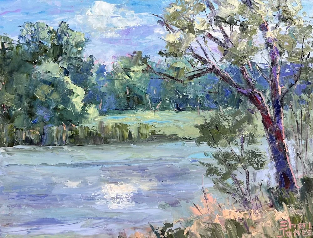 Across the Pond 11x14oilonlinenSheriJones.jpg