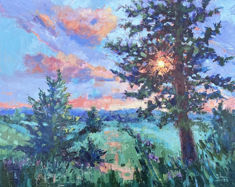 Tree of Lights 24x30 oil on canvas SheriJones .jpeg