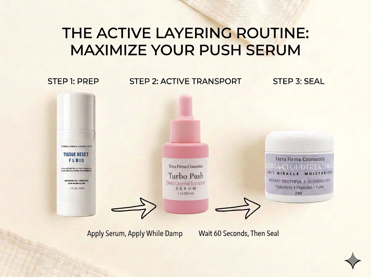 Terra Firma Cosmetics Turbo Push Serum advanced facial serum