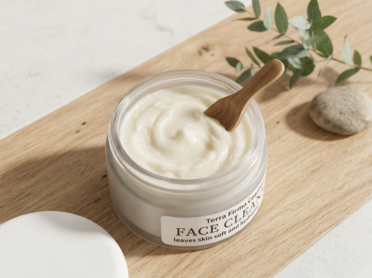 Our all-natural Face Cleansing Balm is a very creamy, rich cleanser