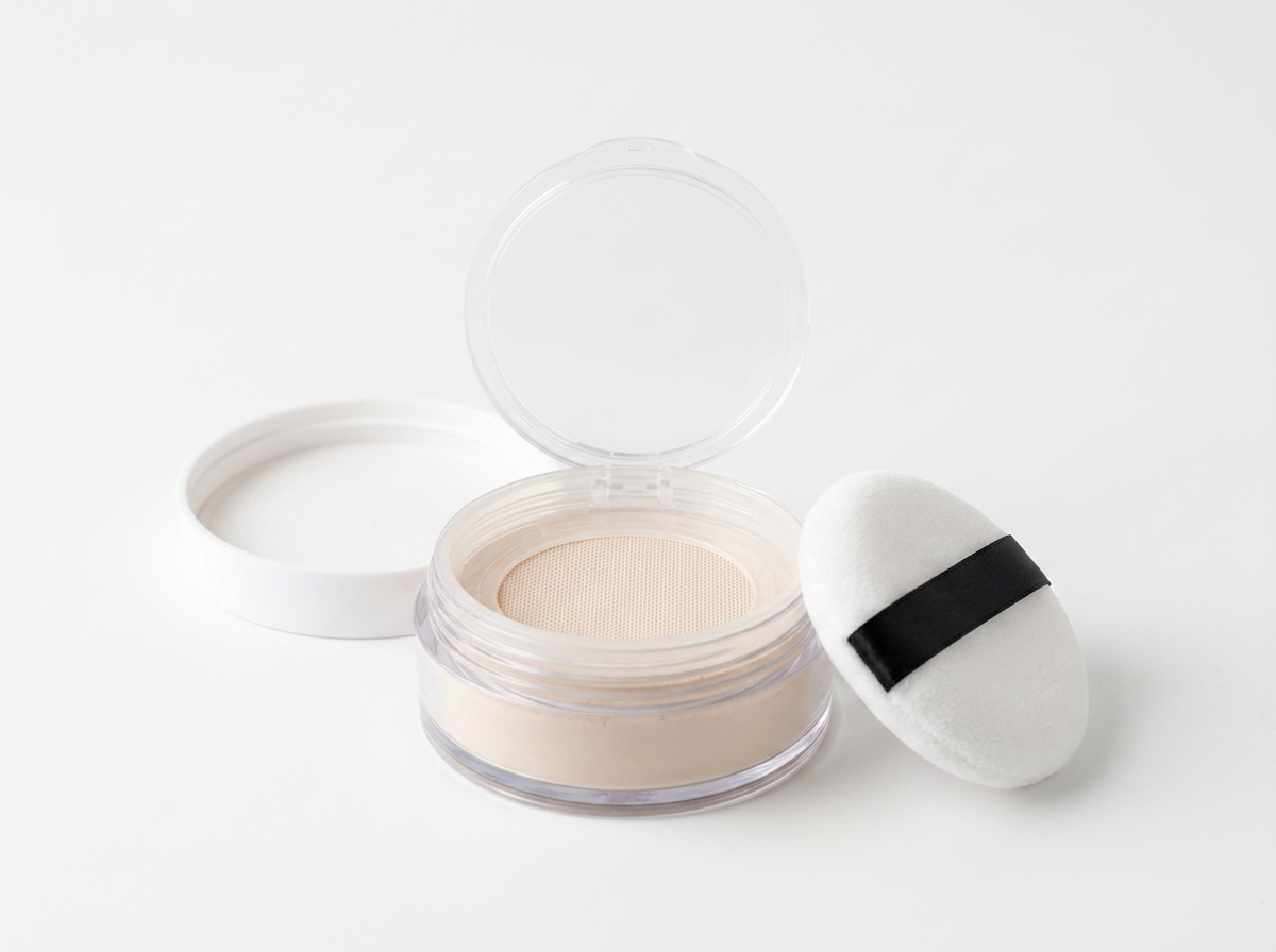Hydra Silk Foundations in a beautiful jar, mesh closable sifter