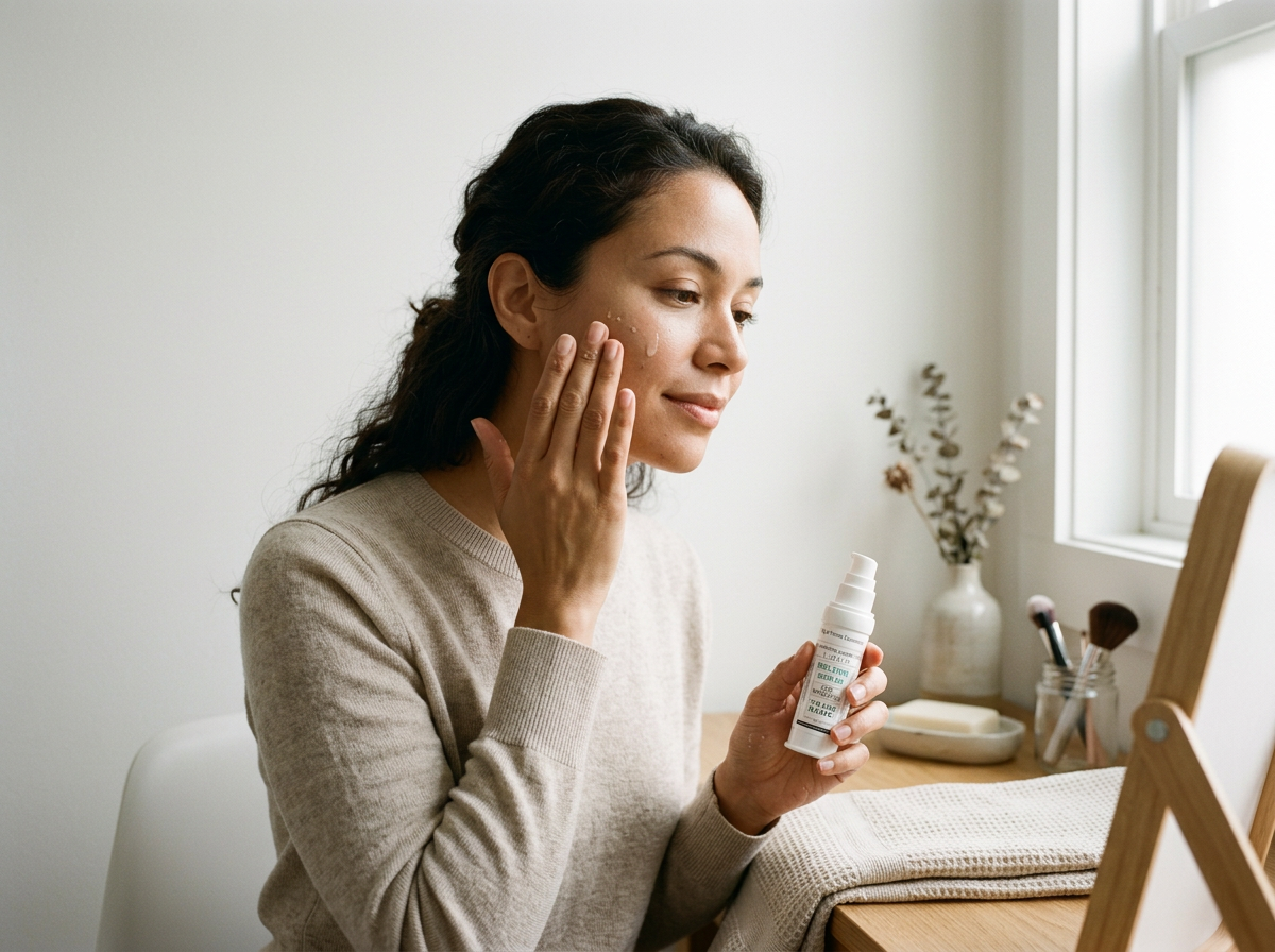 Mineral Magic Melting Serum Used as an all-natural primer