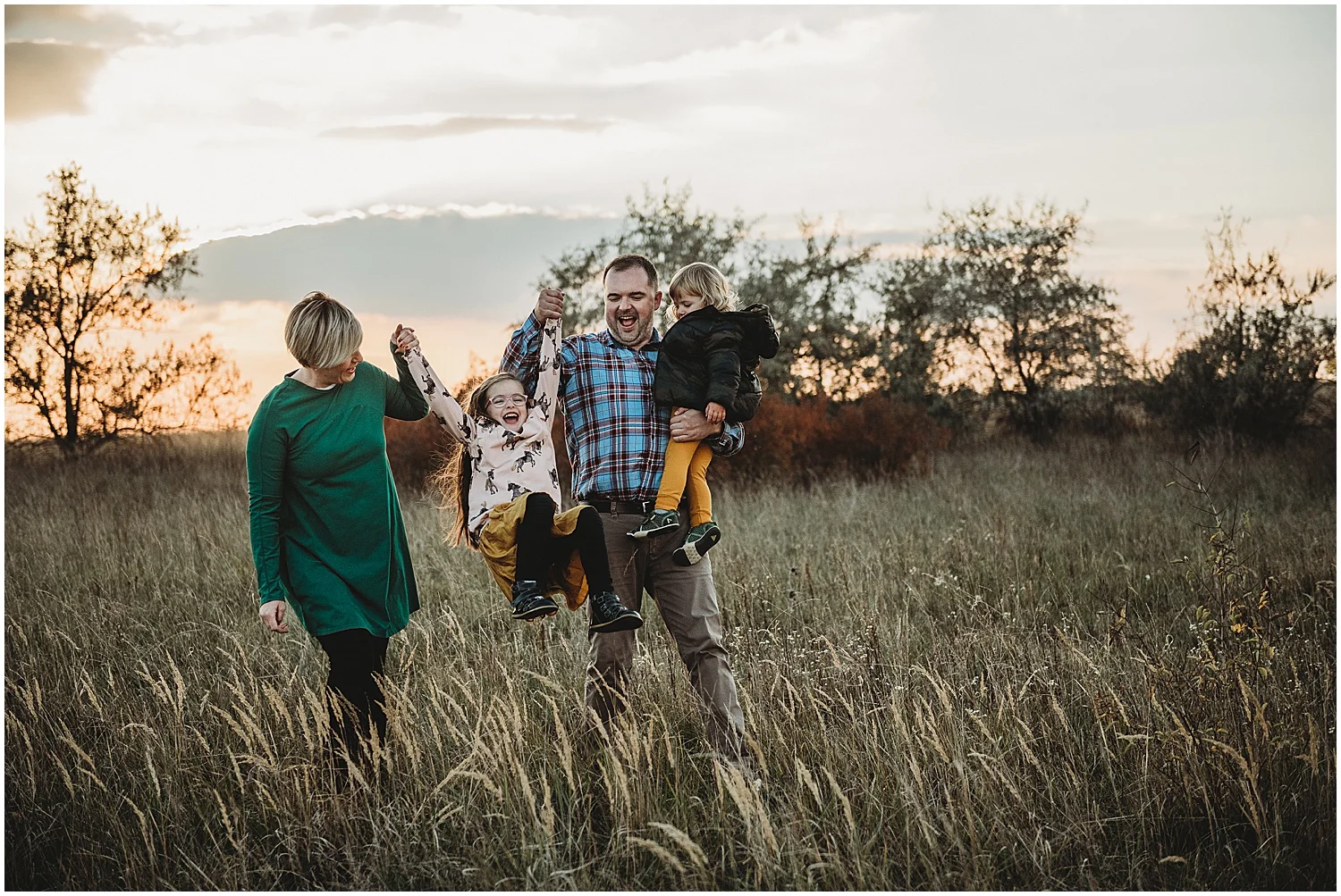 Podzimní rodinná fotografie v Praze