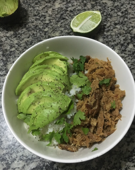 Ginger panela pulled pork 