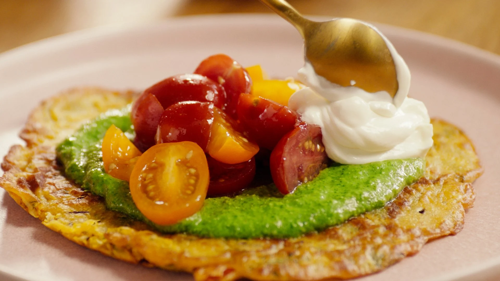 Coconut Chickpea Pancakes