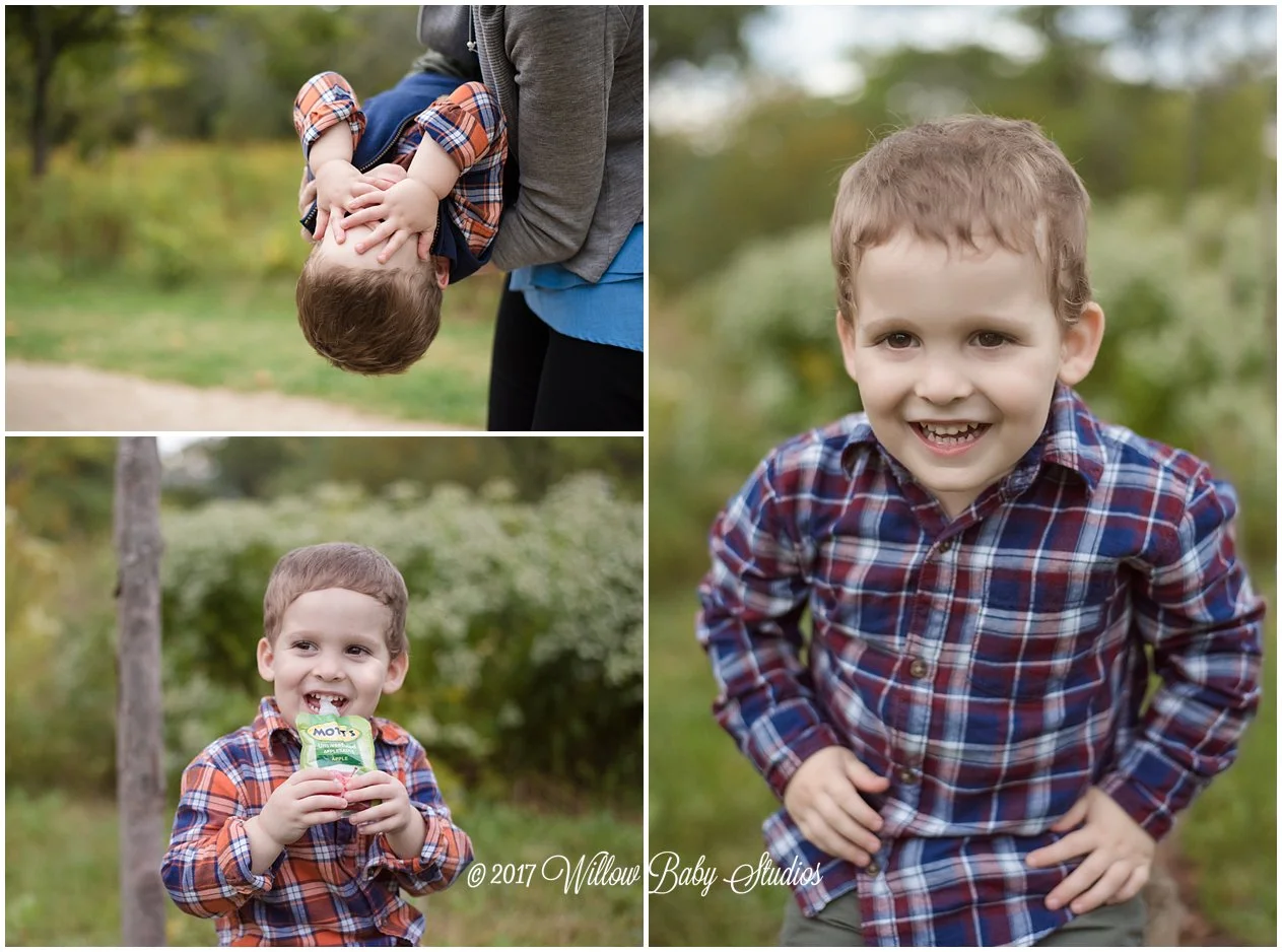 three year old boys playing outdoors