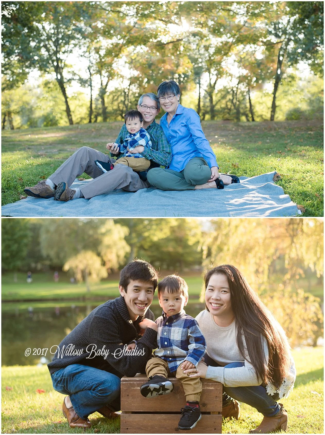 family photos with three generations