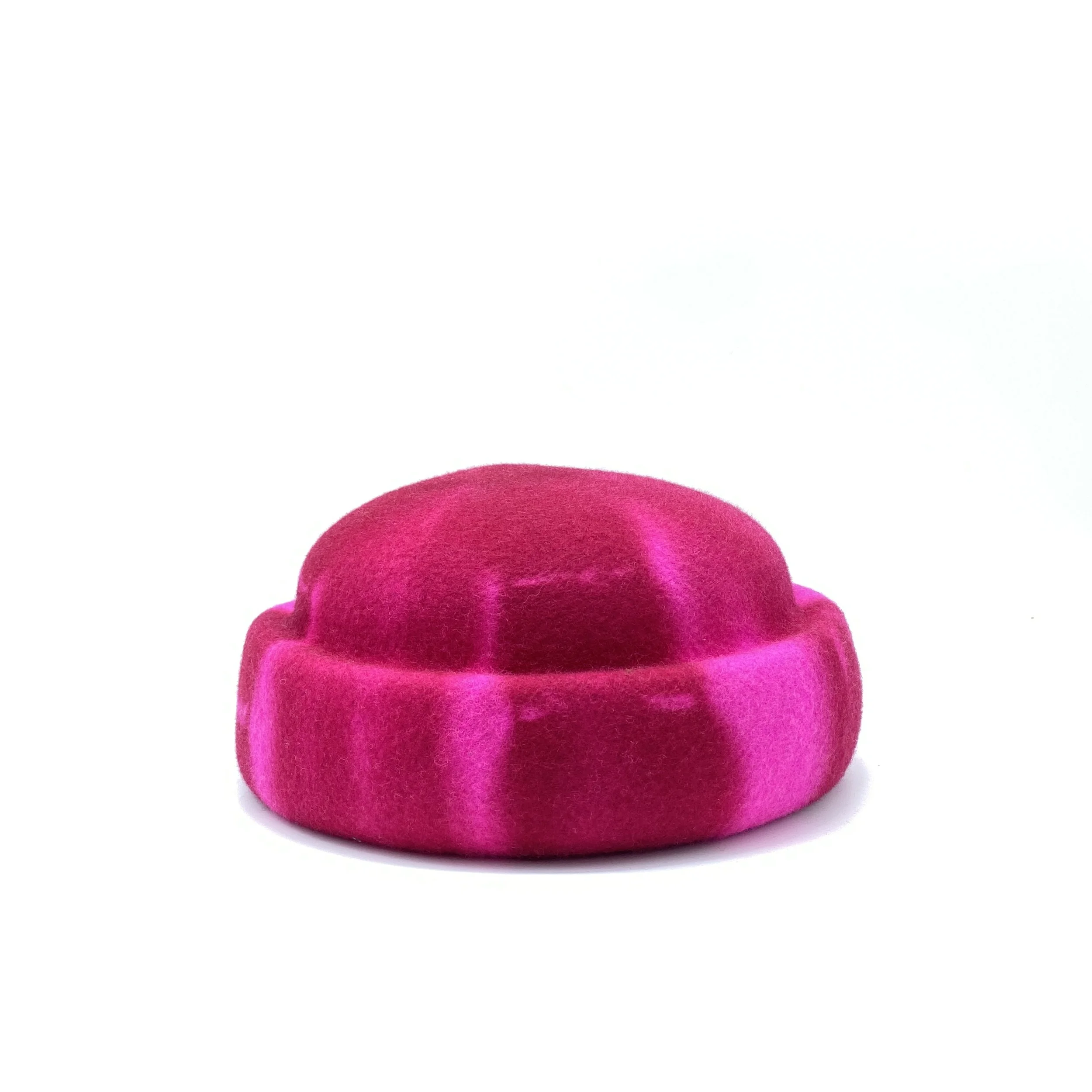 Chapeau sans bord Pillbox｜Fatma en tie-dye rose