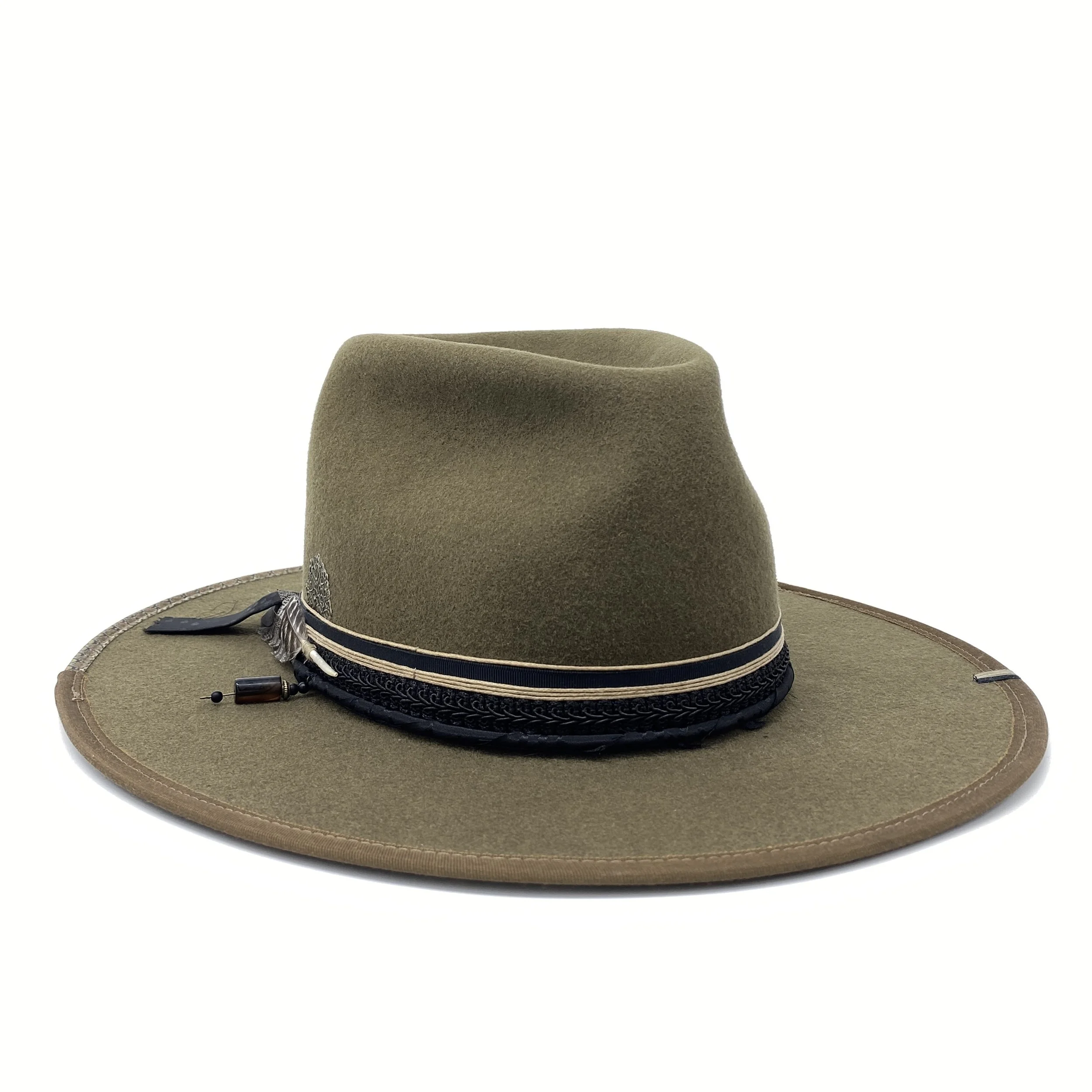 Rancher wide brim hat｜Fait à la main à Montréal