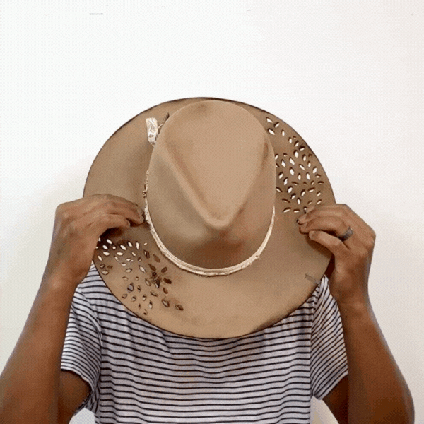 Chapeau Folk fait à la main à Montréal