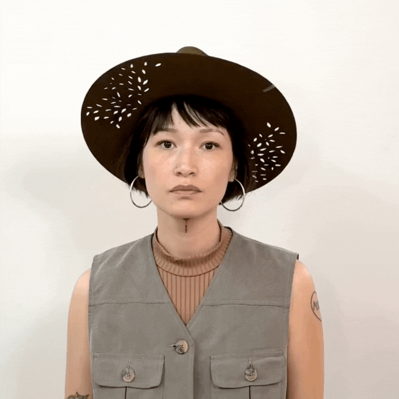 Chapeau Folk fait à la main à Montréal