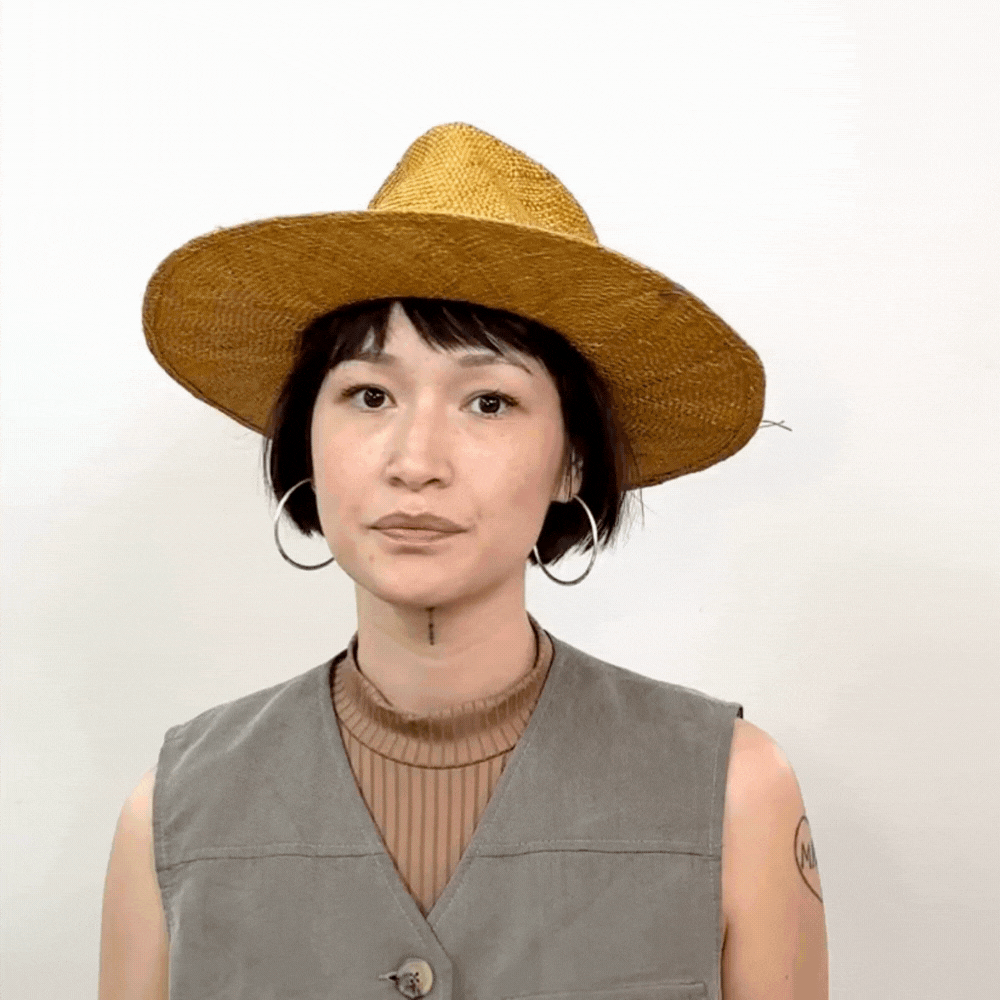 Chapeau de paille|Fait à la main à Montréal