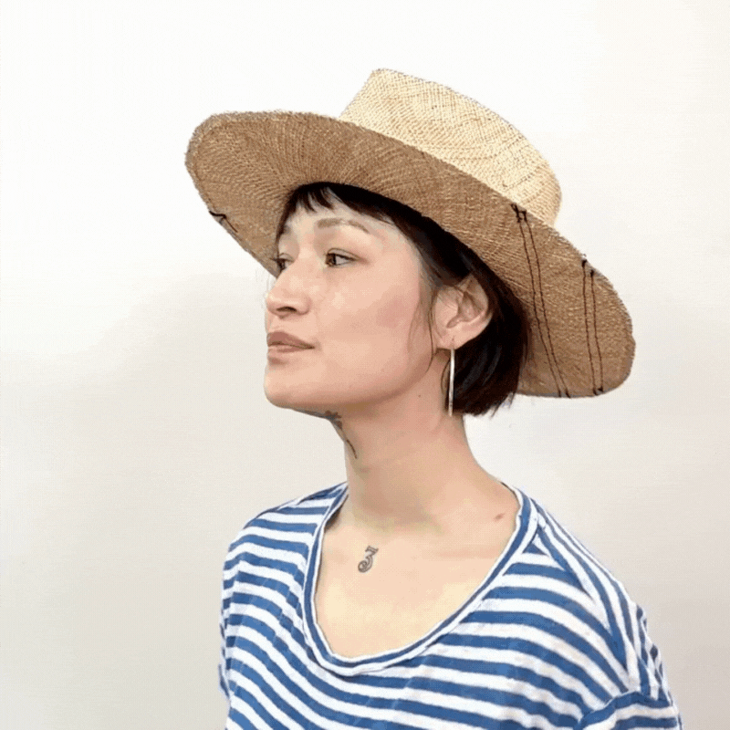 Chapeau de paille|Fait à la main à Montréal