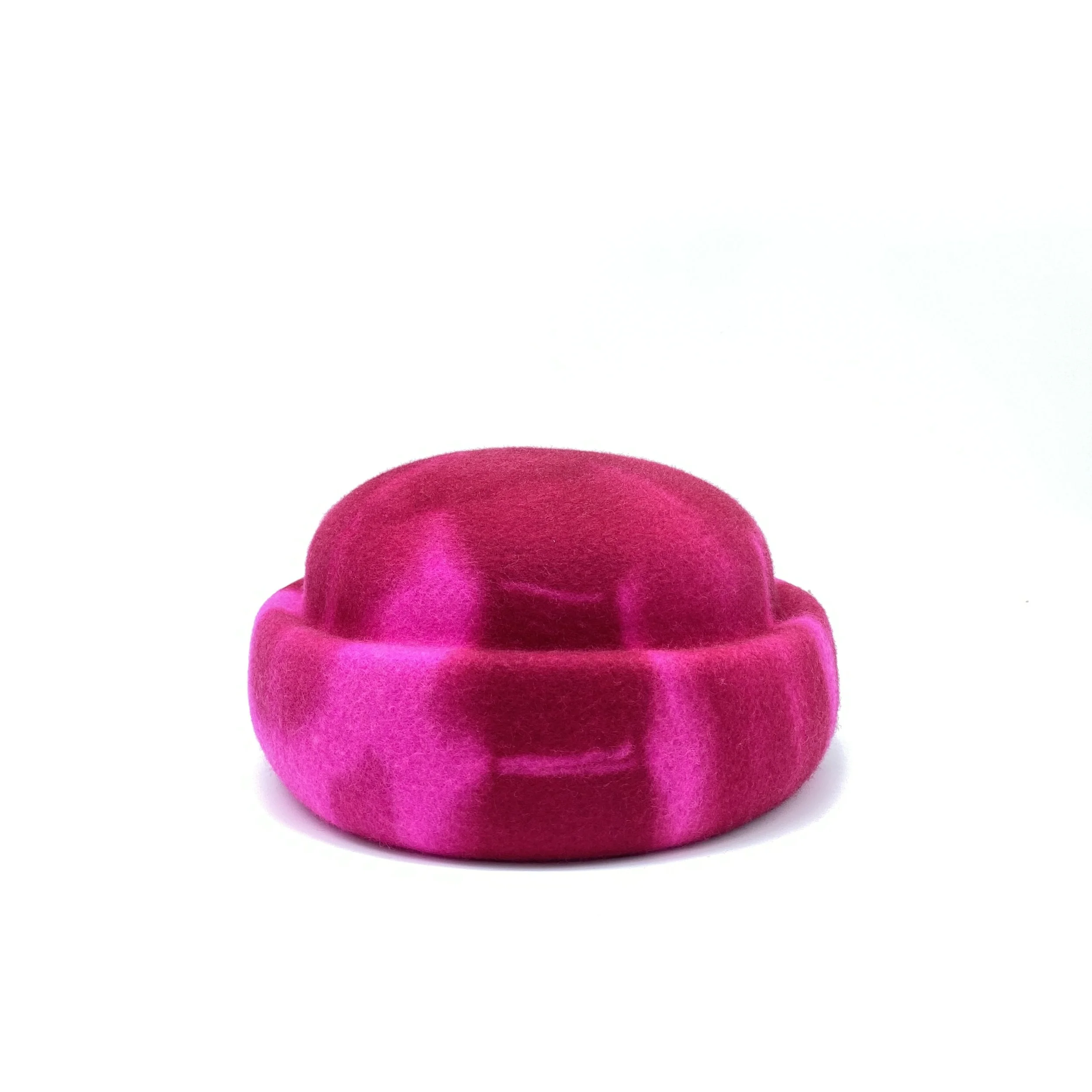 Chapeau sans bord Pillbox｜Fatma en tie-dye rose