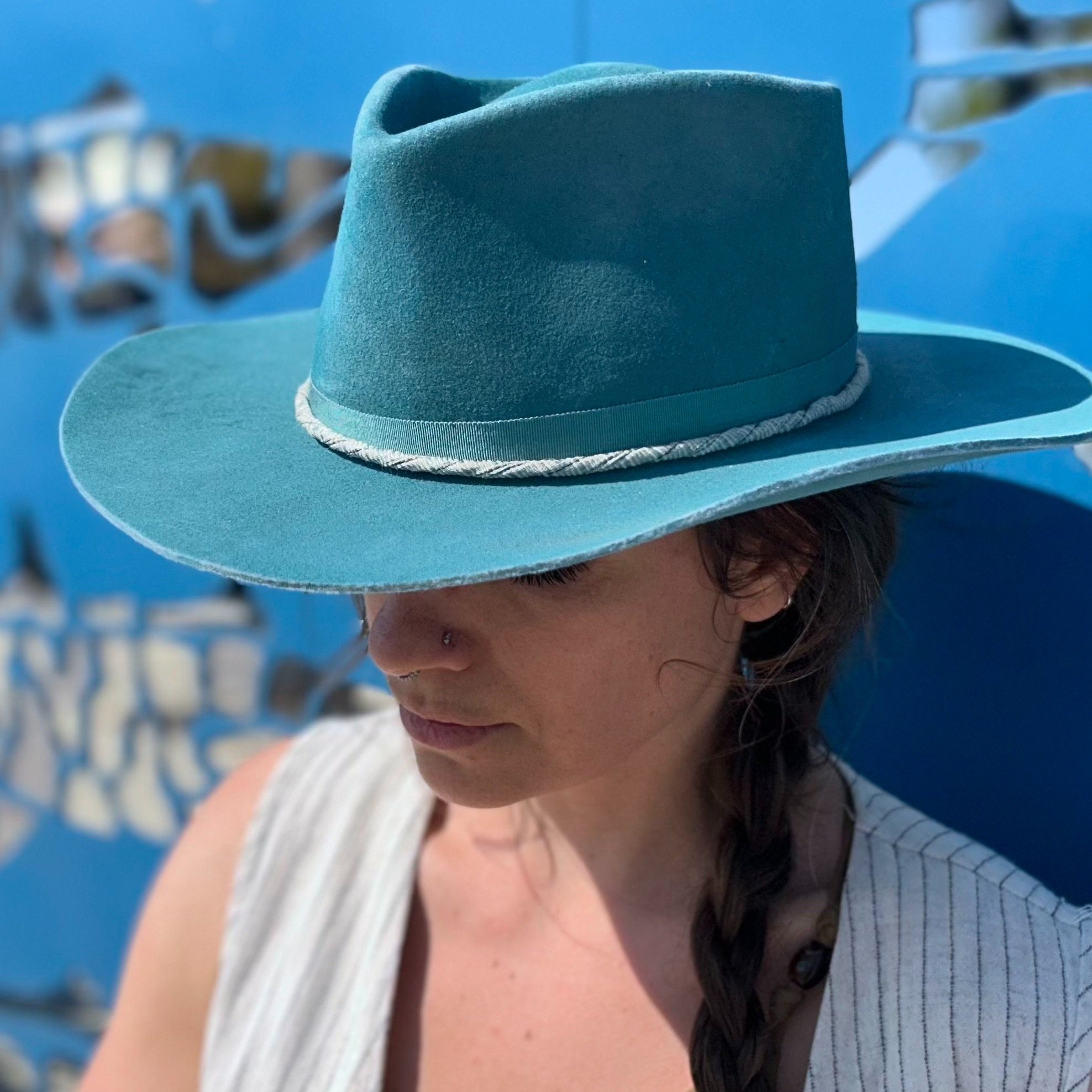 Blue Mexico Hat