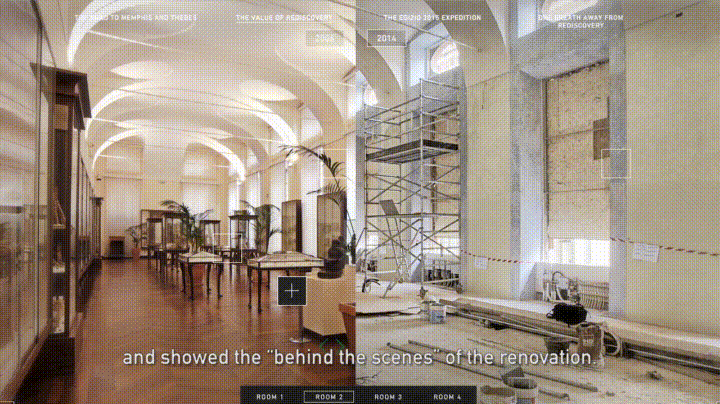 The website shows and reassumes the entire campaign of Egizio 2015. It was composed of 4 different sections, activated simultaneously with the other “milestones” of the campaign, like the interactive case display “on tour” and “online”.