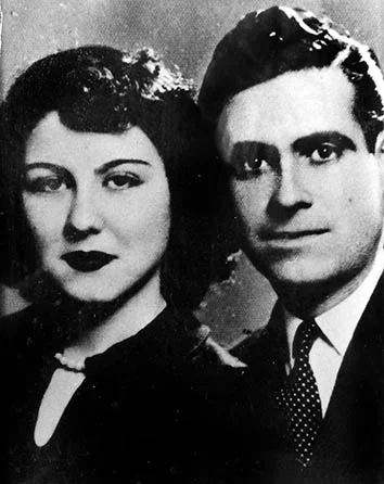 The author’s grandmother and grandfather as newlyweds, Beirut, 1952.