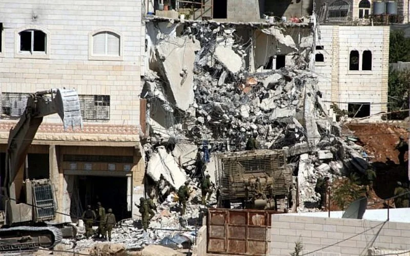The family home of Palestinian Muhammed Naif El-Ja’abis, who allegedly carried out a terror attack in the summer of 2014. He was shot dead at the scene.