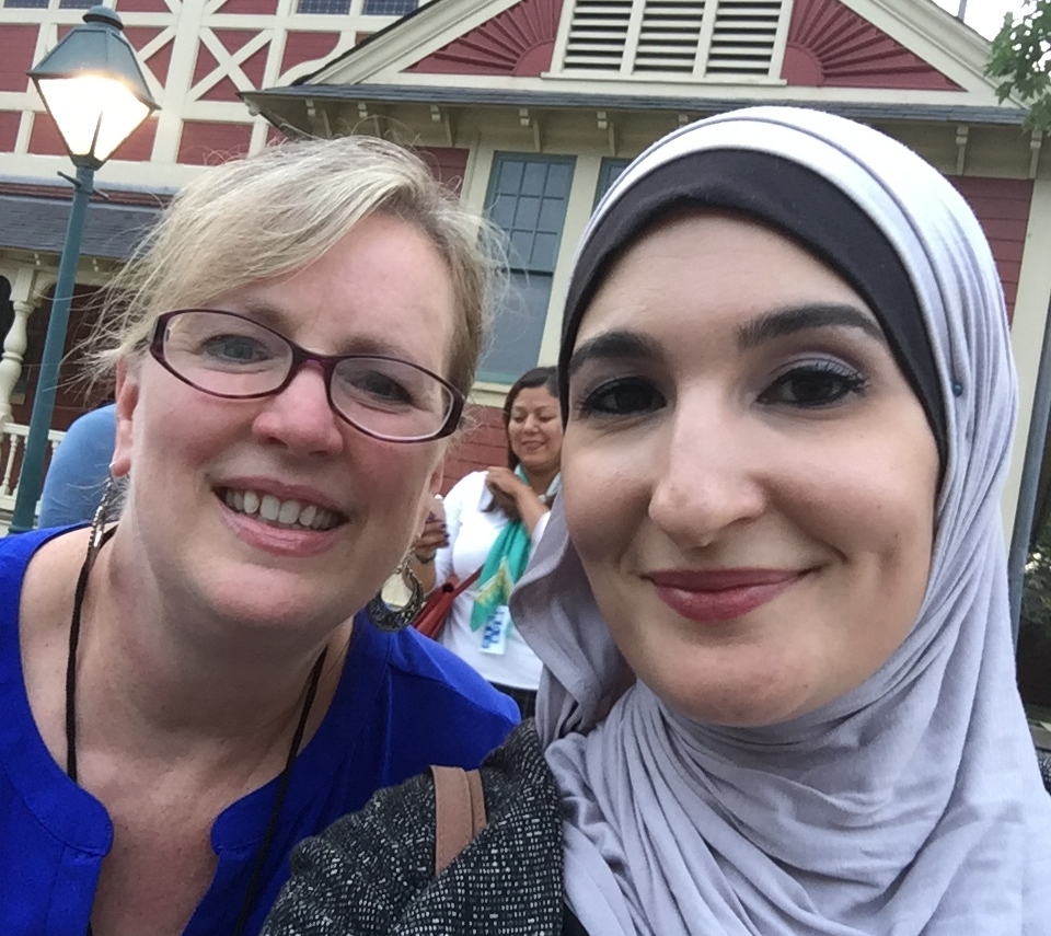  My lucky day! Meeting Linda Sarsour at a Sojourners conference! Summer 2017 