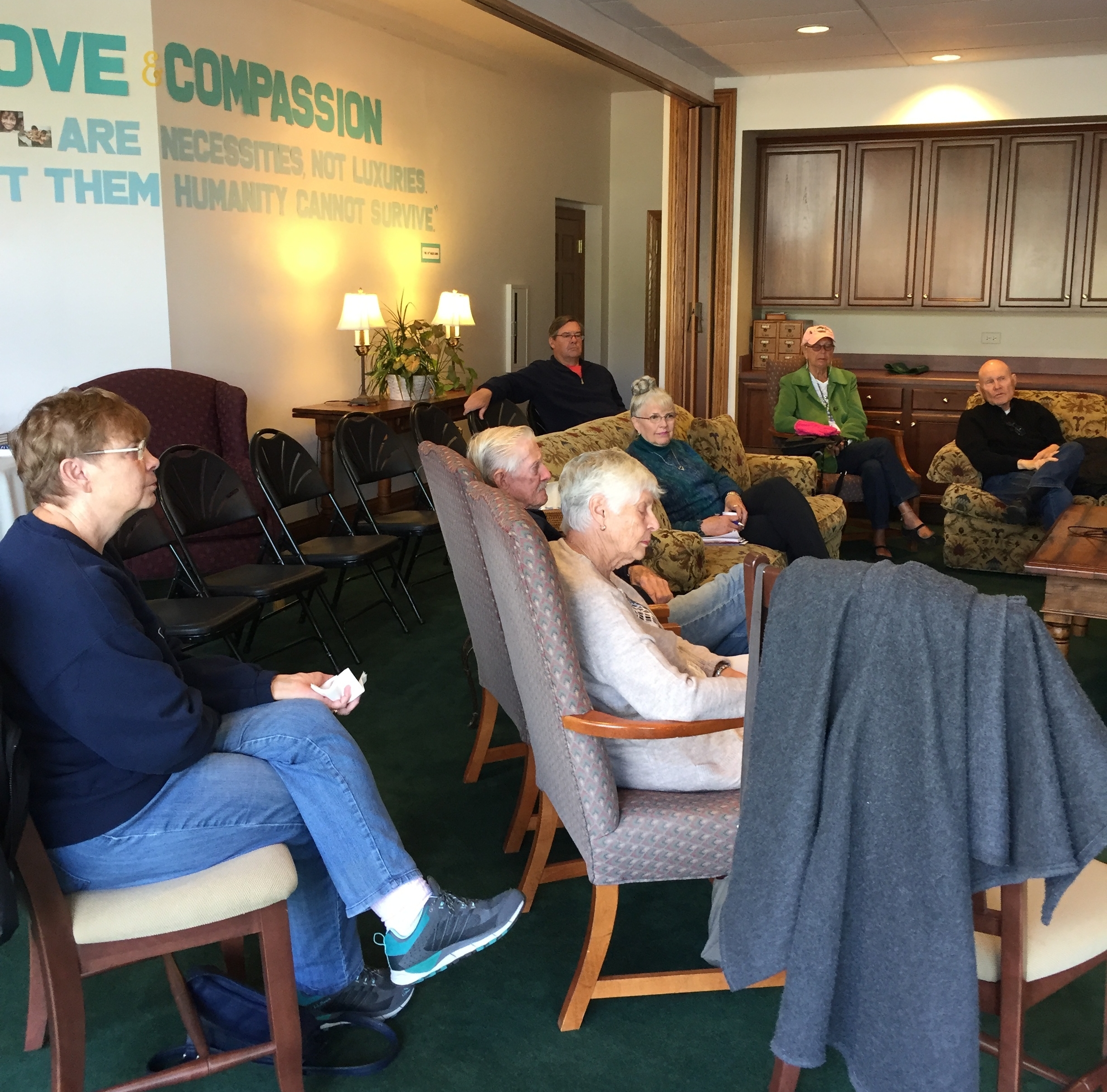  Circle of Friends at Congregational United Church of Christ, St. Charles IL, Oct. 2018 