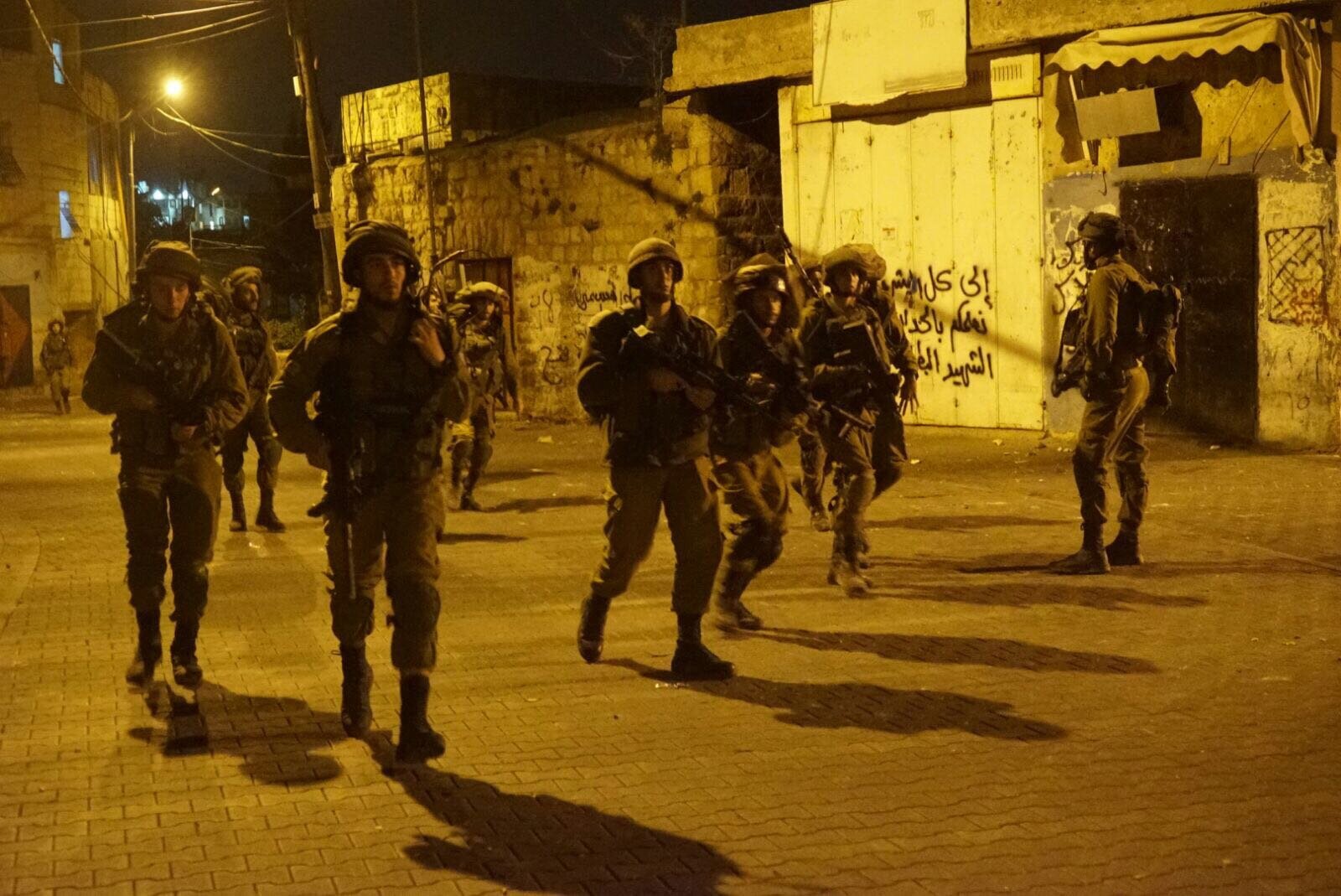 Illustrative: IDF troops in a raid in the West Bank. (Israel Defense Forces)