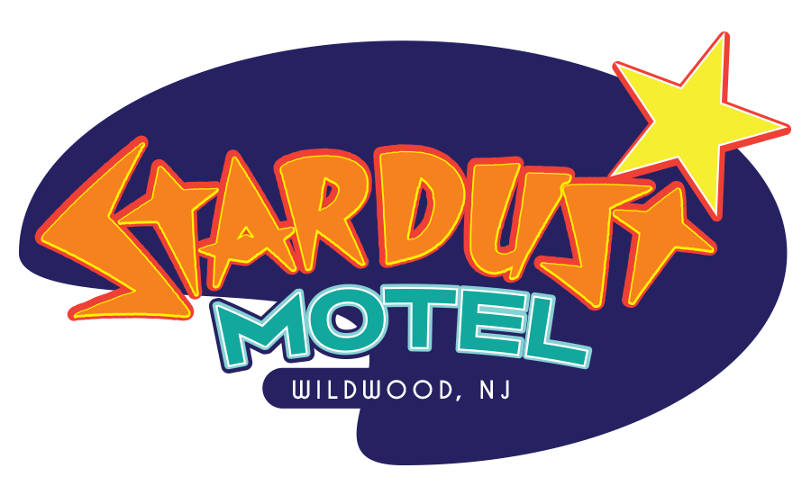 Stardust Motel in Wildwood Logo