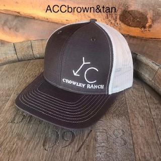 Crowley Ranch "Arrow C Classic" ball cap — Crowley Ranch, LLC