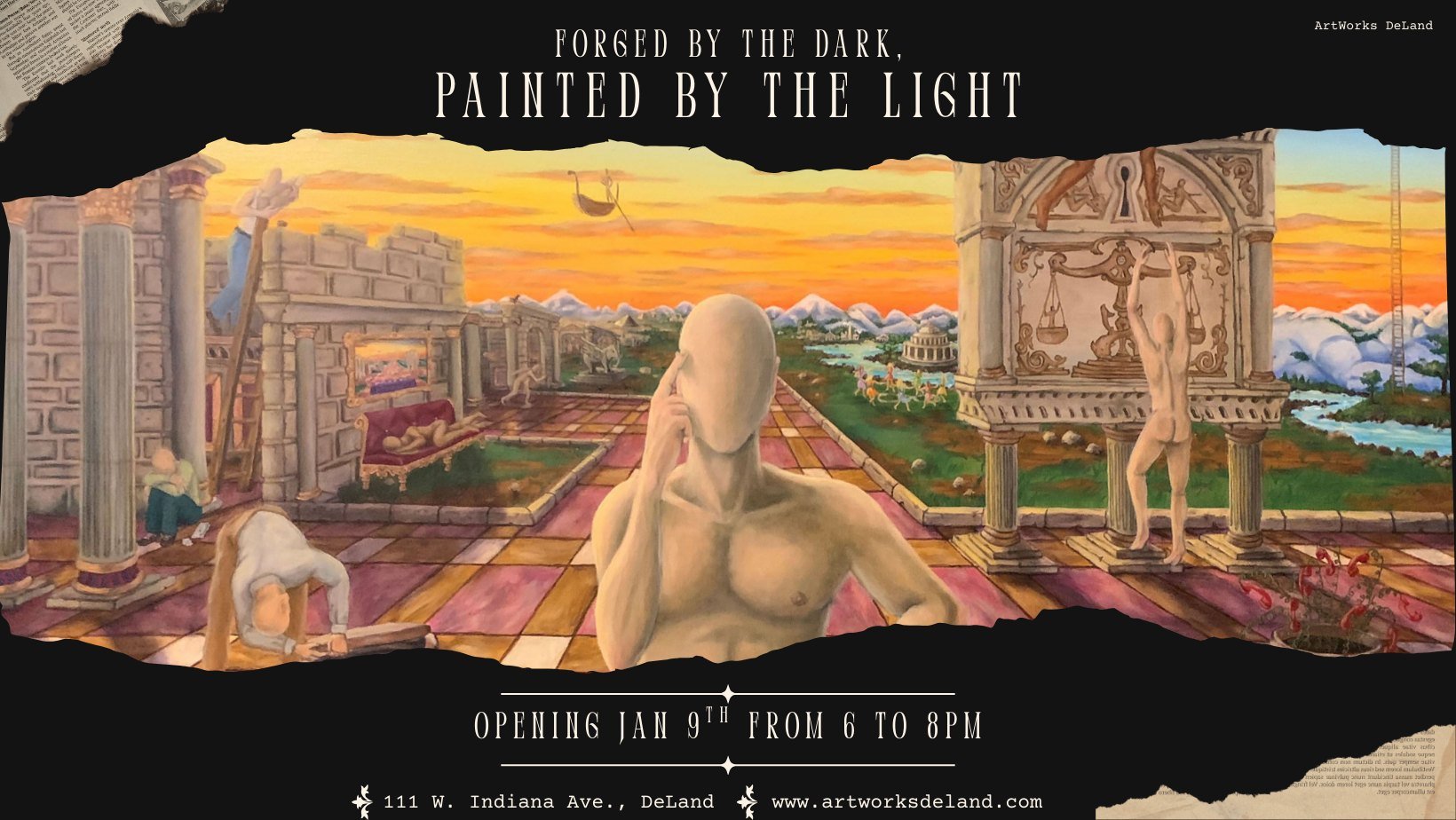 ArtWorks DeLand’s Forged by the Dark, Painted by the Light