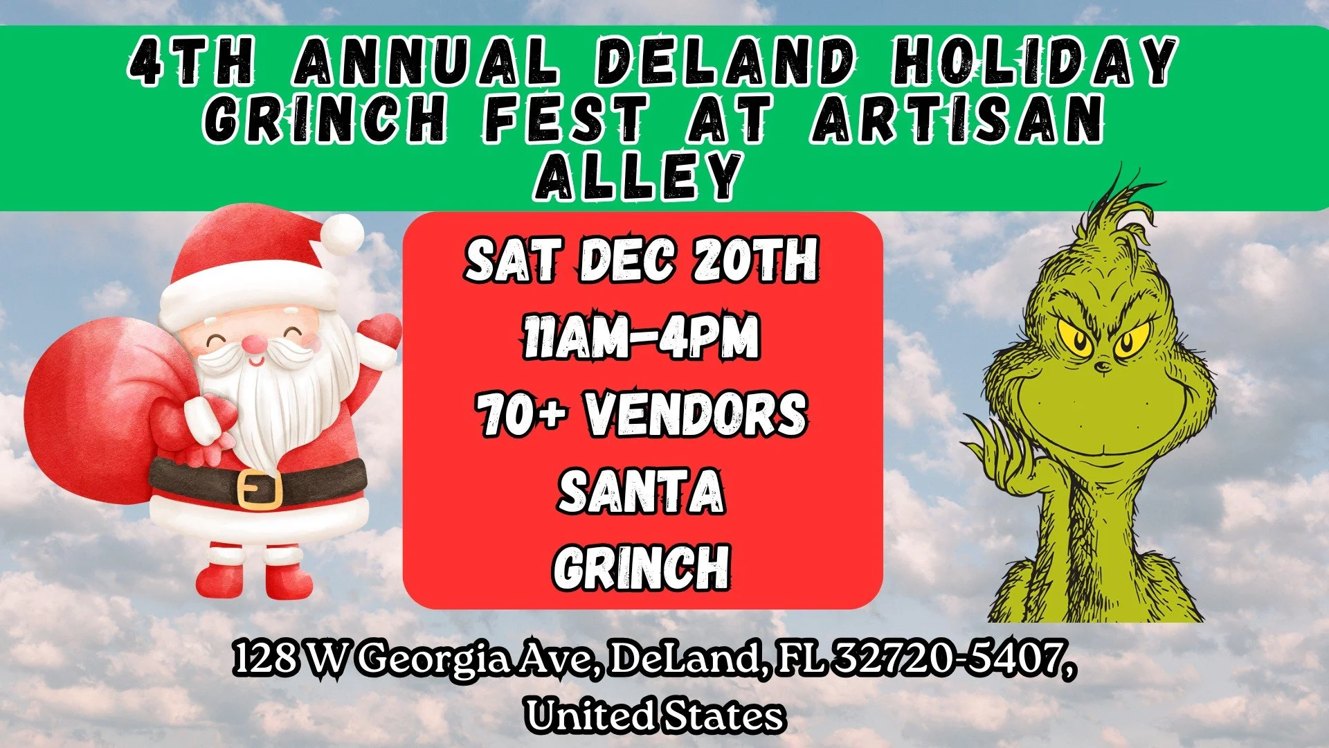 4th Annual DeLand Holiday Grinch Fest
