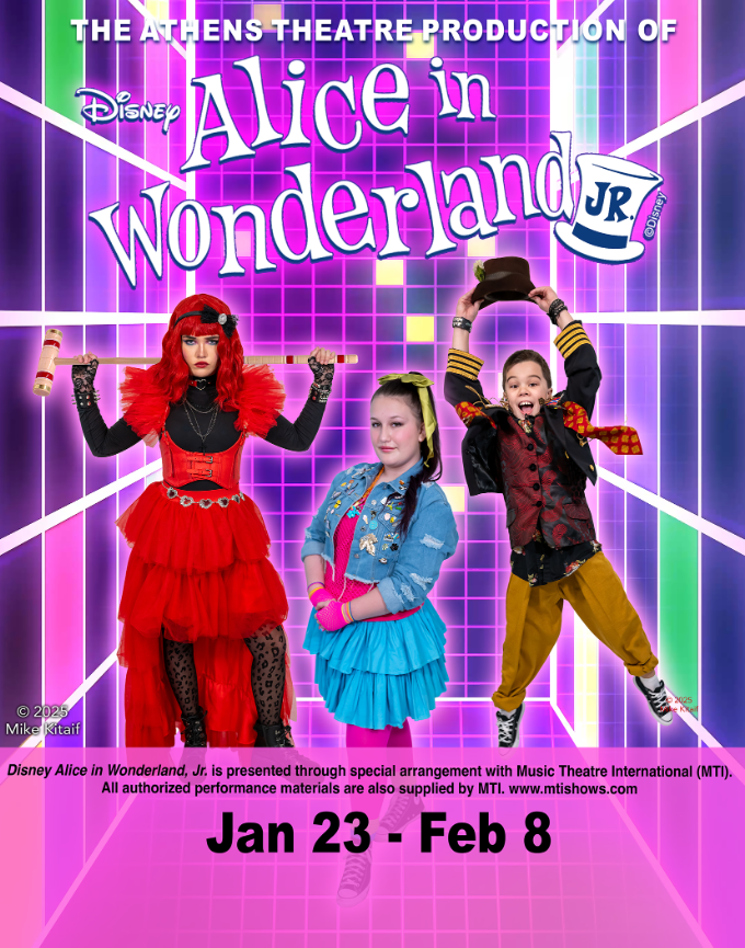 Athens Theatre Presents Disney’s Alice in Wonderland, Jr