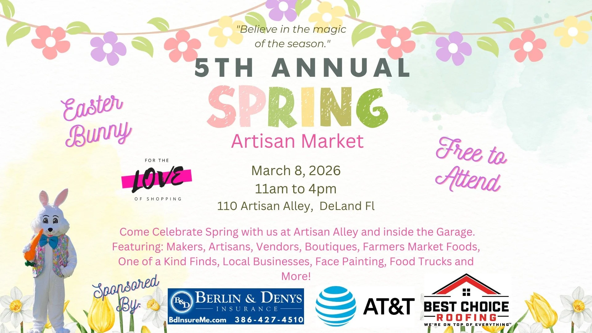 Spring Craft &amp; Vendor Market at Artisan Alley