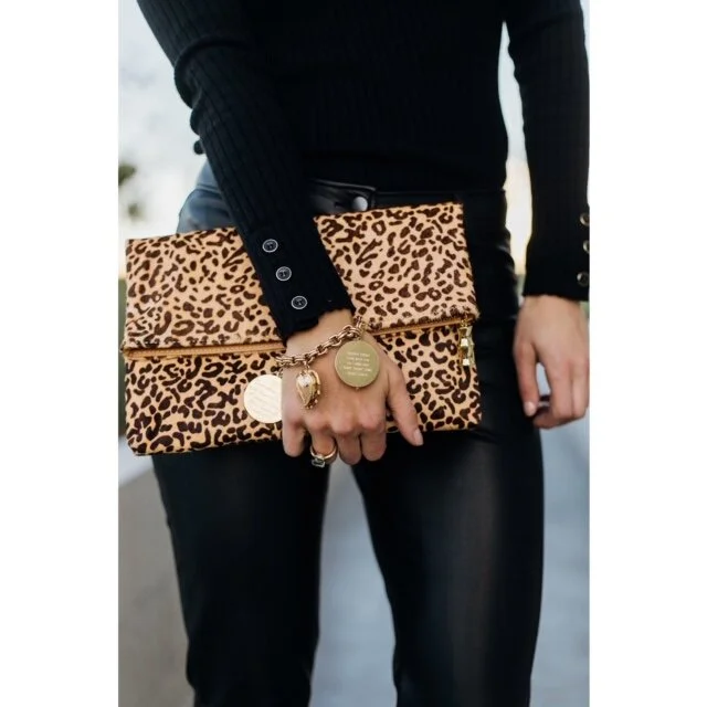 Leopard Clutch