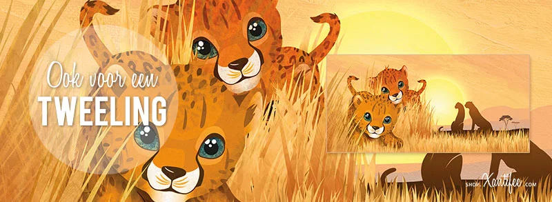 second-image-tweeling-geboortekaartje-amber-leeuw-afrika-cheetah.jpg