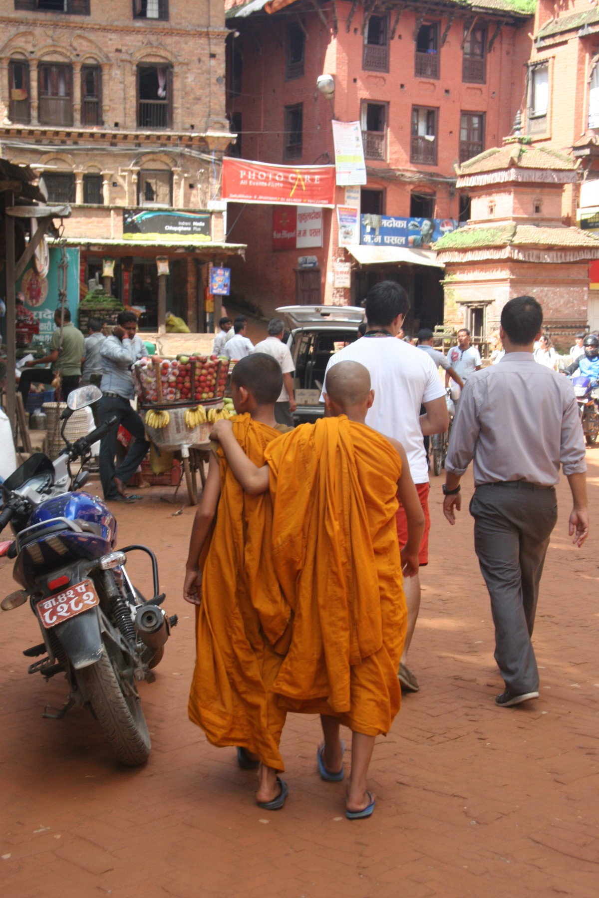 Young monks