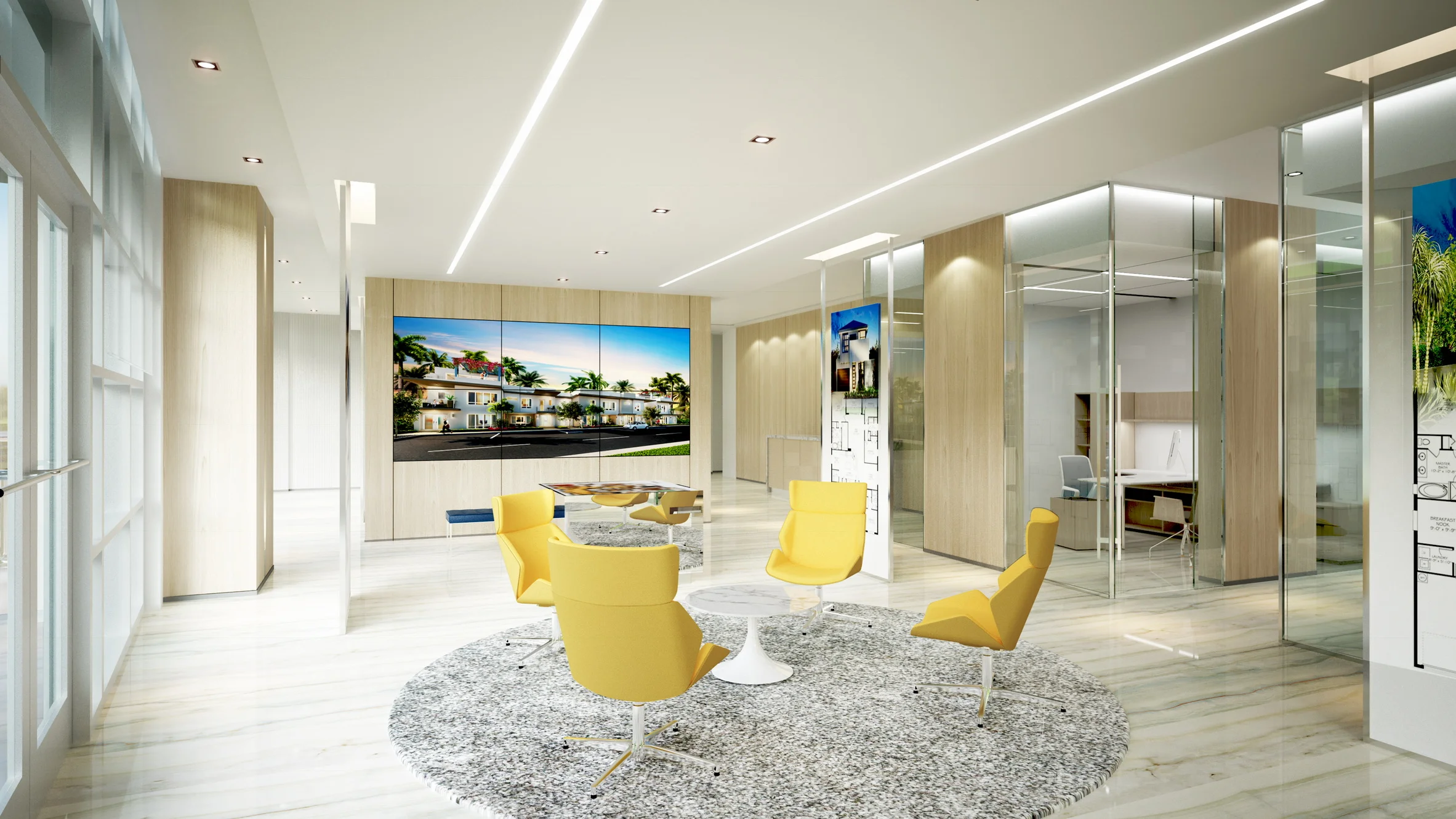 THE RESIDENCE SALES CENTER LOBBY