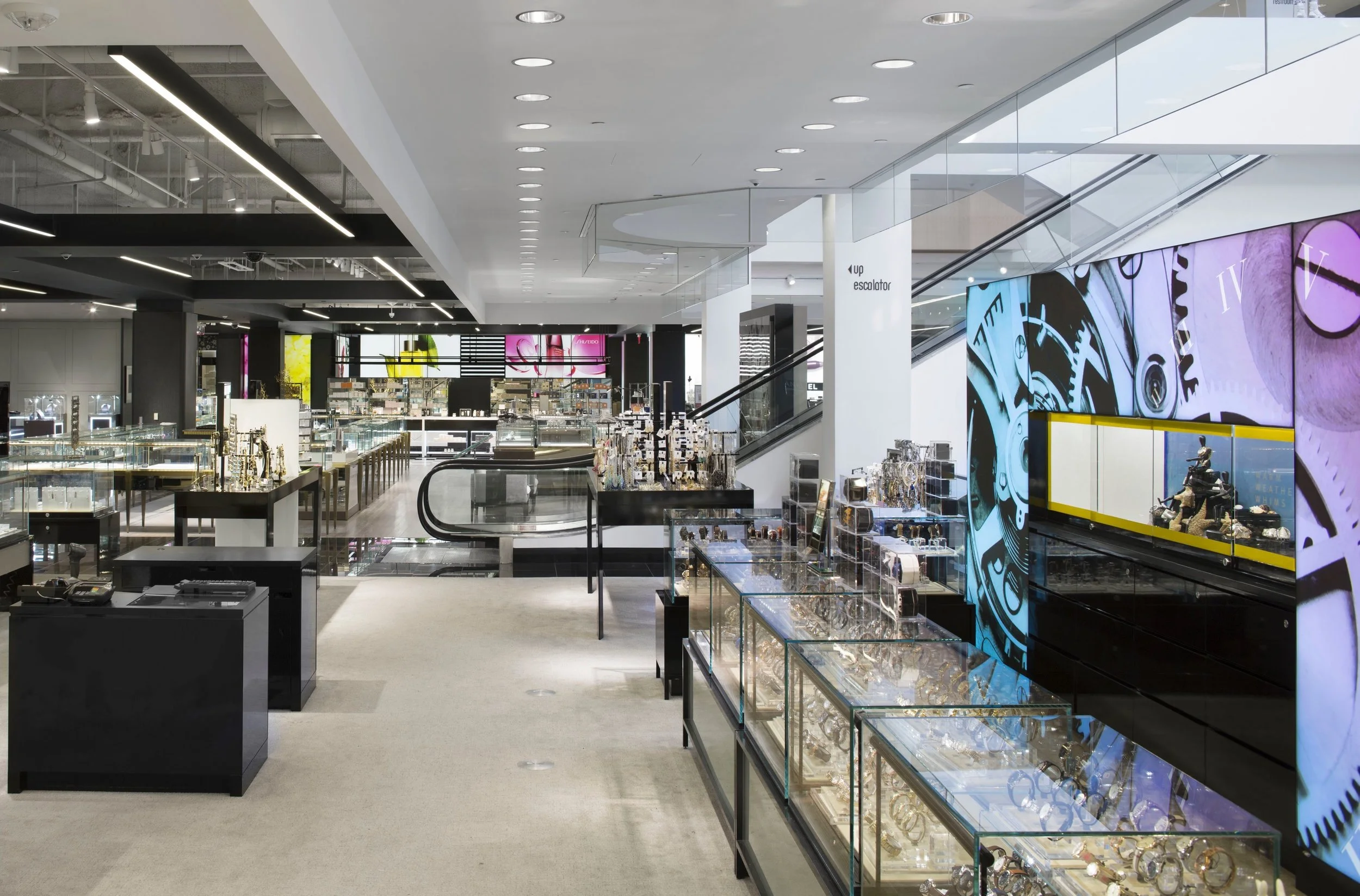  Bloomingdales Beverly Hills CA  Center core renovation for cosmetics/fragrances, fine jewelry, handbags/accessories, and women’s shoes   