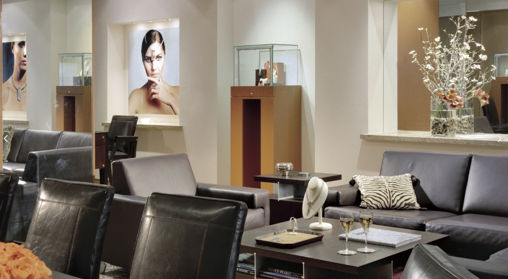 Bespoke jewelry design studio. Design as a residential salon to select specialized stones and metal smithing.