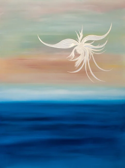 INTO HORIZON oil on canvas Size: 30" x 40"