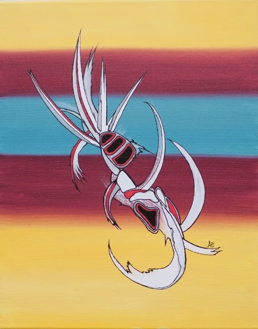 HIVE 2 oil on canvas Size: 16" x 20" Price: $150