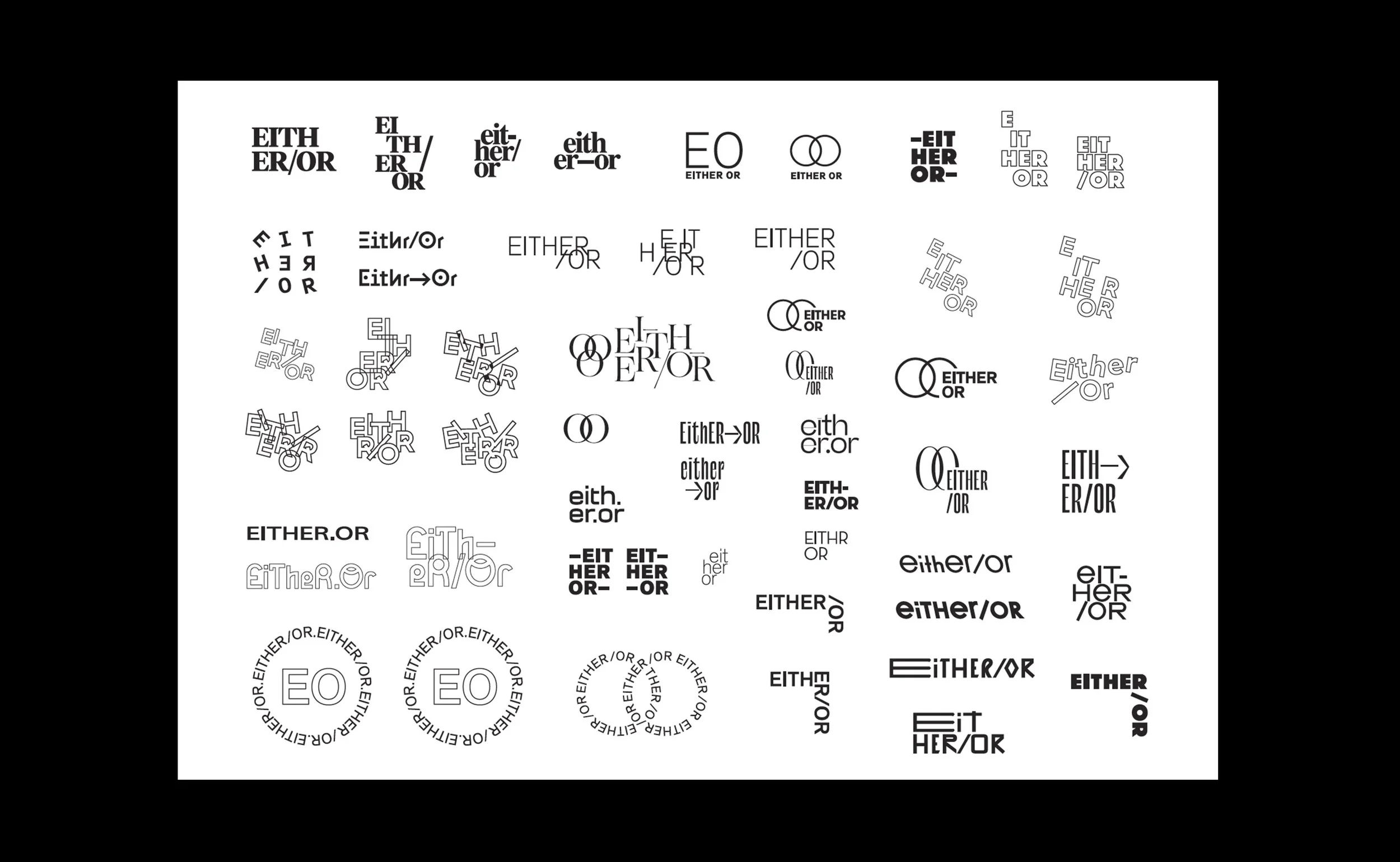 EITHER/OR : LOGO PROCESS