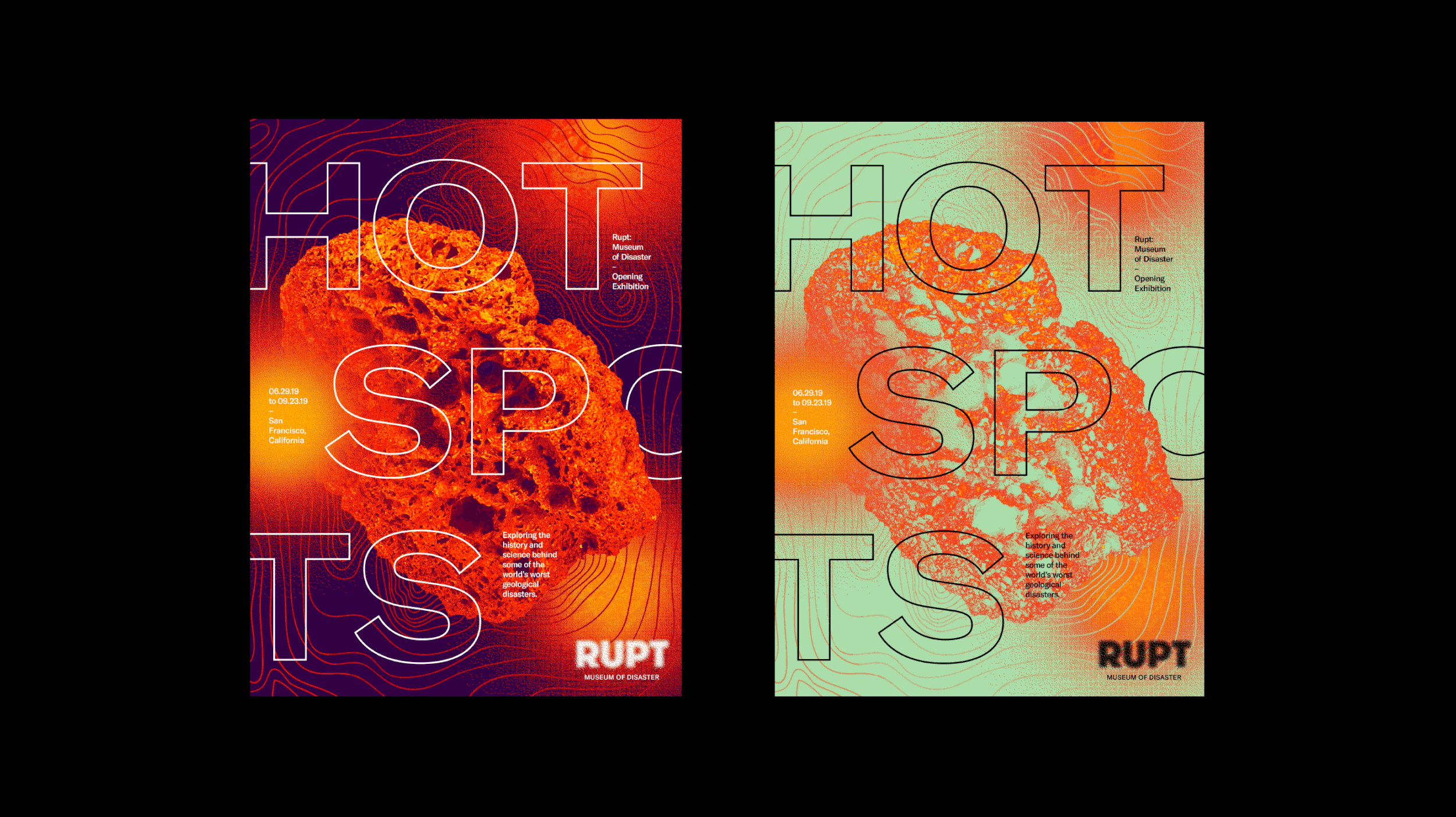 Exhibition Poster for “Hot Spots”