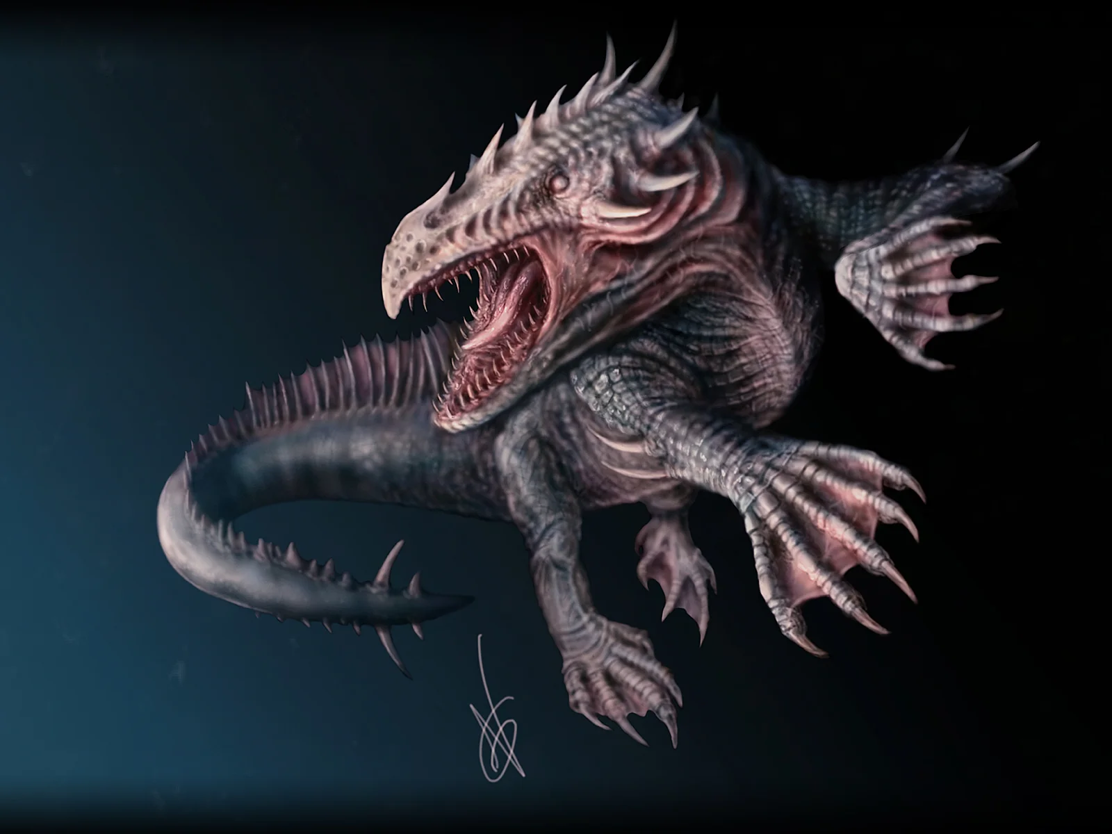 Latest sea creature inspired by prehistoric fossils. 