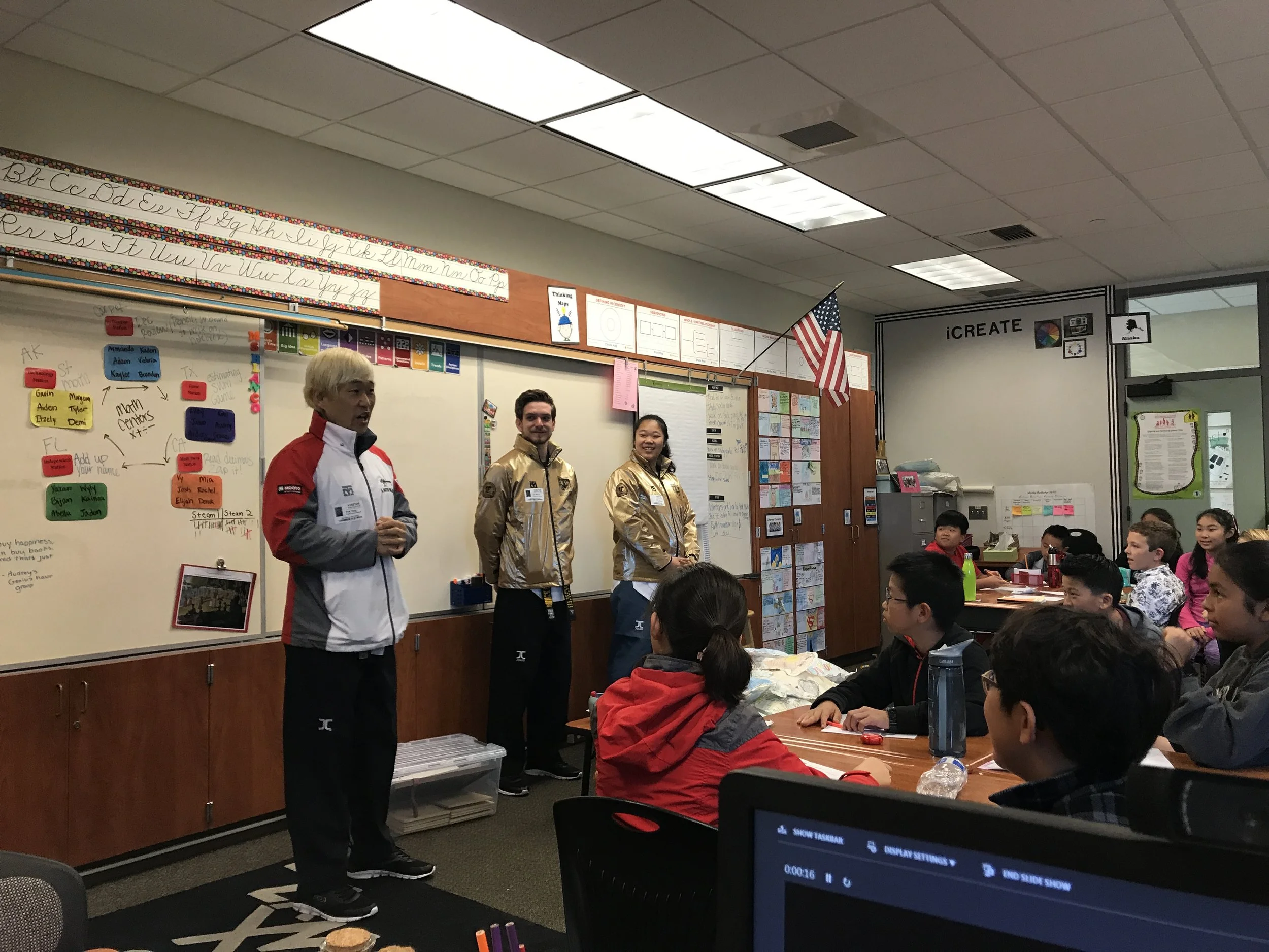 Presentation at School classroom