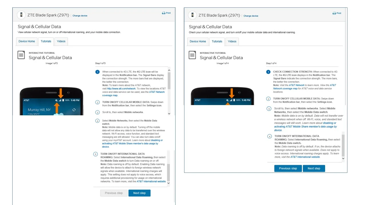 DEVICE HELP - ONLINE PORTAL