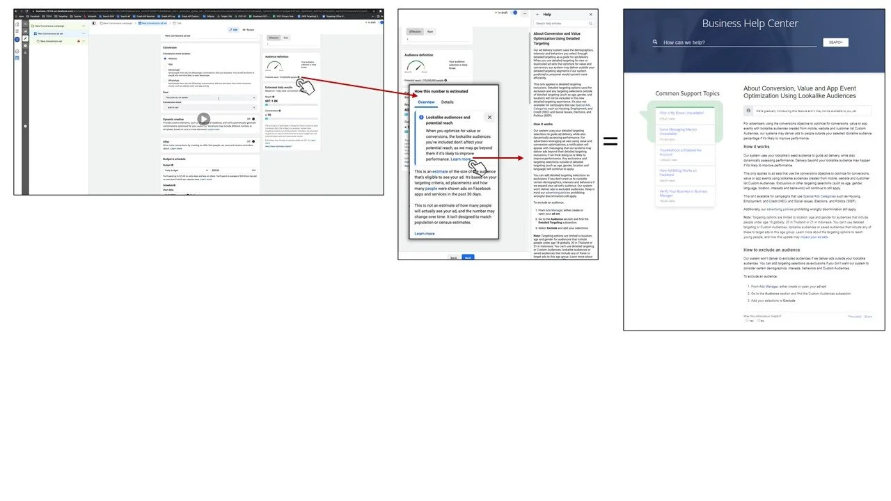 Ads Manager in-product linking strategy