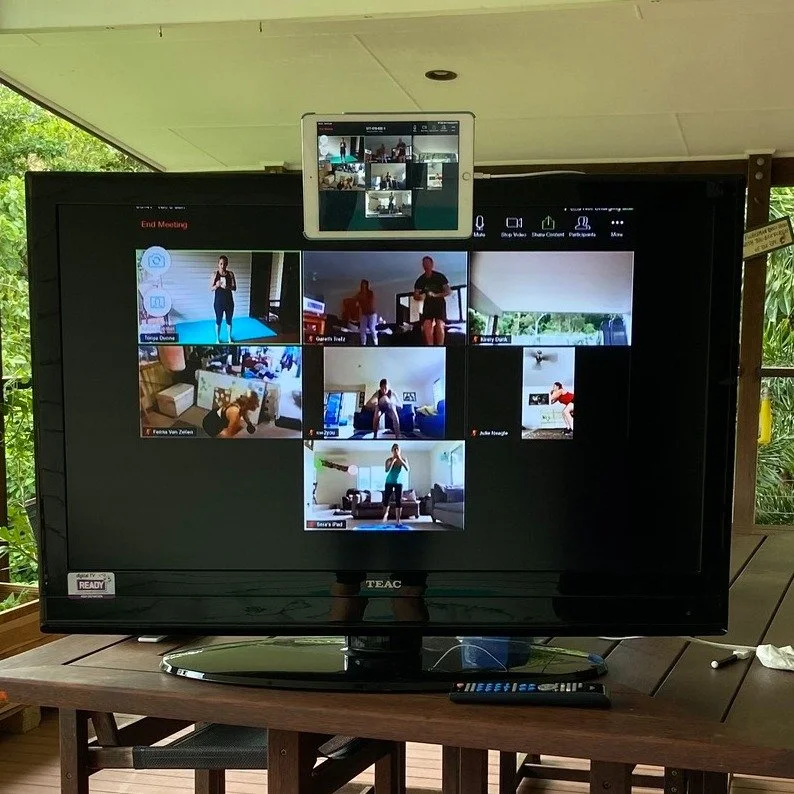Did you know you can access my sessions from the comfort of your own home?
ZOOM sessions - 3 x per week at 5.50am - $15ea, casually
All you need is a yoga mat, a screen to watch and follow along and a couple of dumbbells - contact me to join