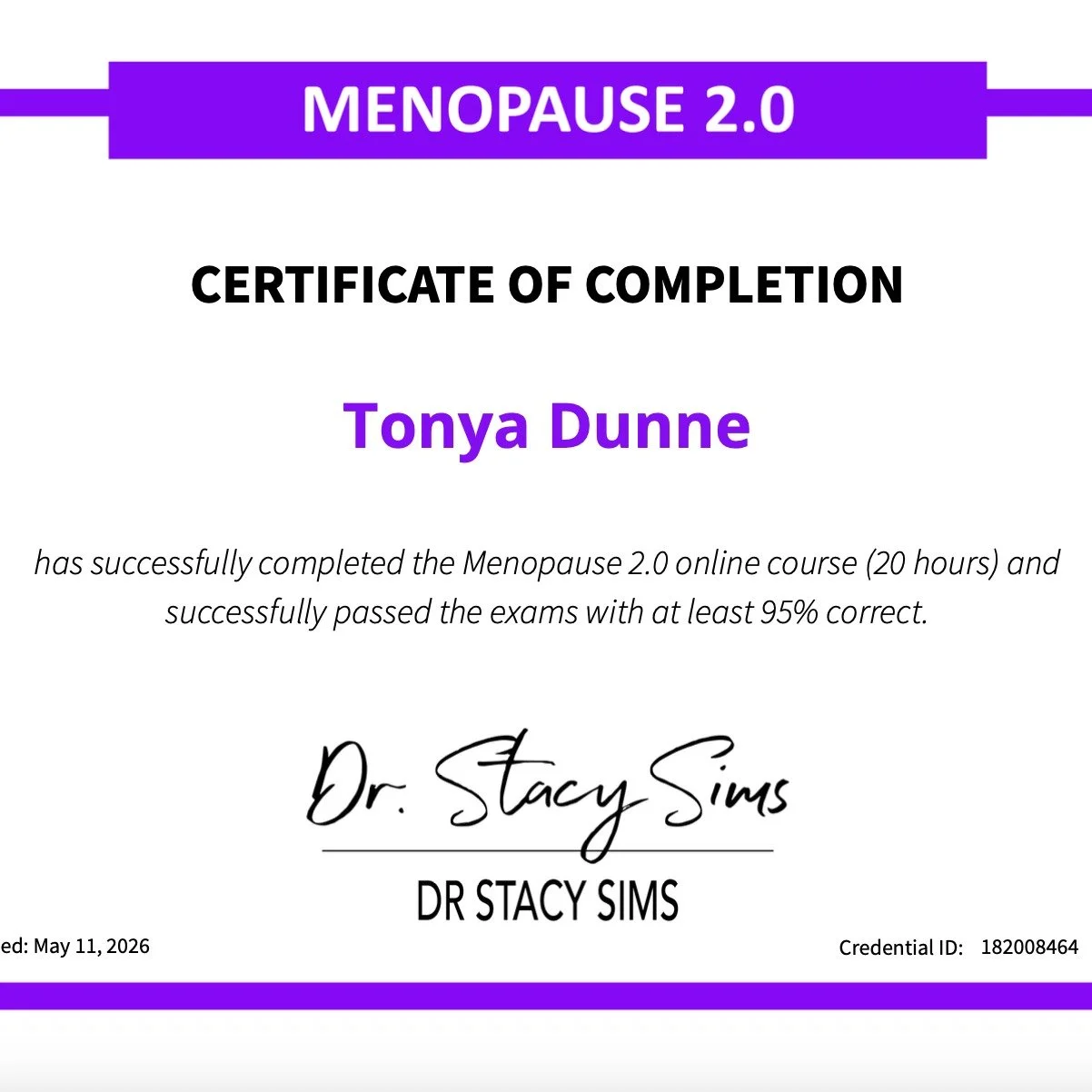 A super interesting, informative course!

**The Science of Menopause - sooo much learning in this module... What is menopause, The hormones and their processes.
**MHT - Menopause Hormone Therapies - Hormonal and non-hormonal, Complimentary alternativ