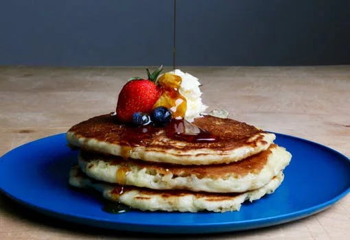 Fluffy Blueberry Pancakes
