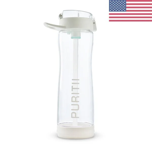 Puritii Portable Tritan Water Filter Bottle